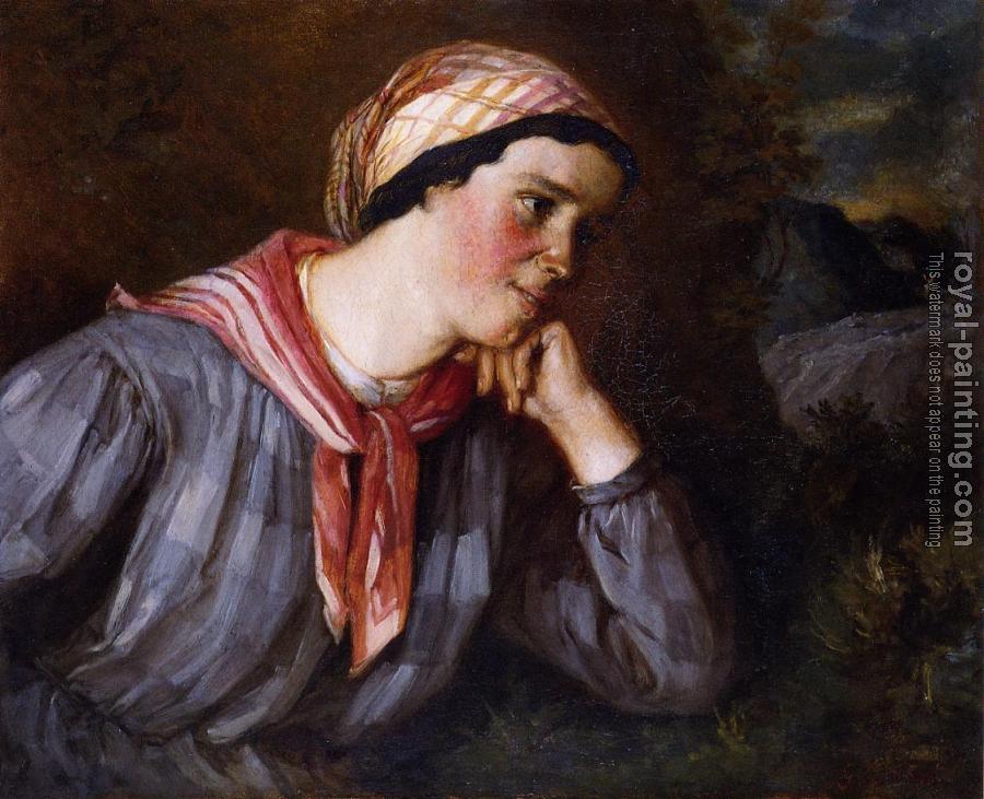 Gustave Courbet : Peasant Wearing Madras